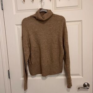H&M Camel Cowl Neck Sweater